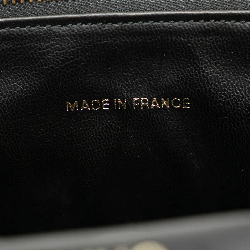 Chanel CC Caviar Vanity Case Leather Vanity Bag in Excellent condition