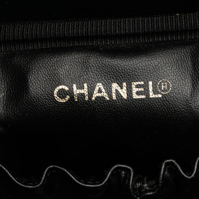 Chanel CC Caviar Vanity Case Leather Vanity Bag in Excellent condition