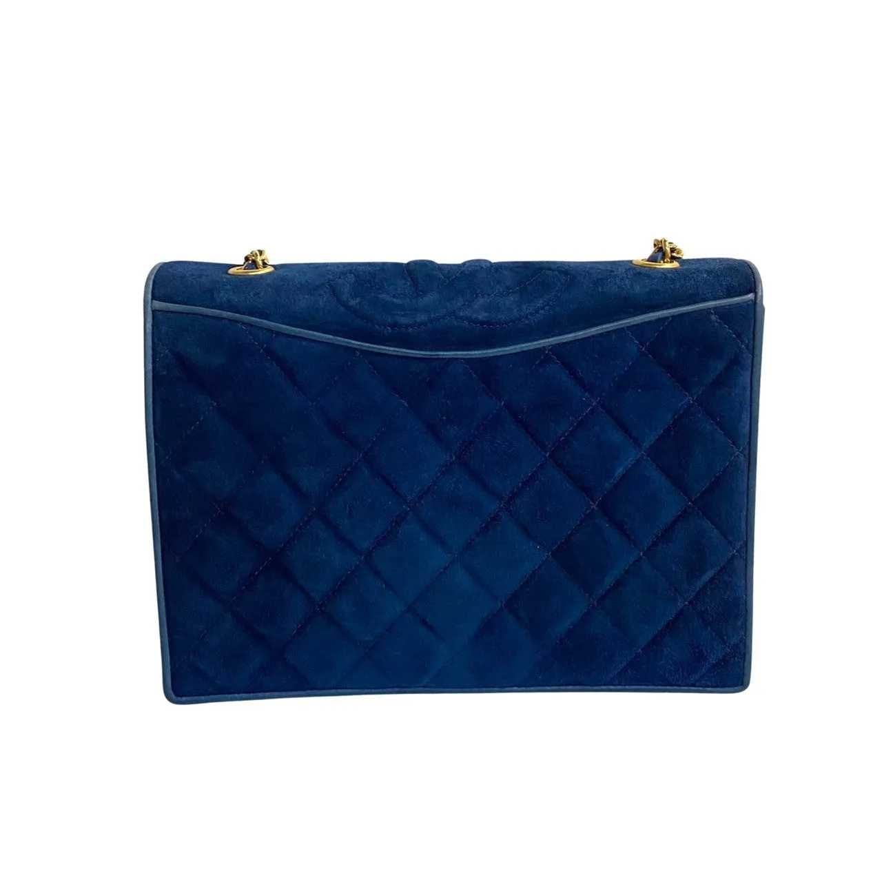 Chanel CC Suede Chain Shoulder Bag Suede Shoulder Bag 02493 in Good condition