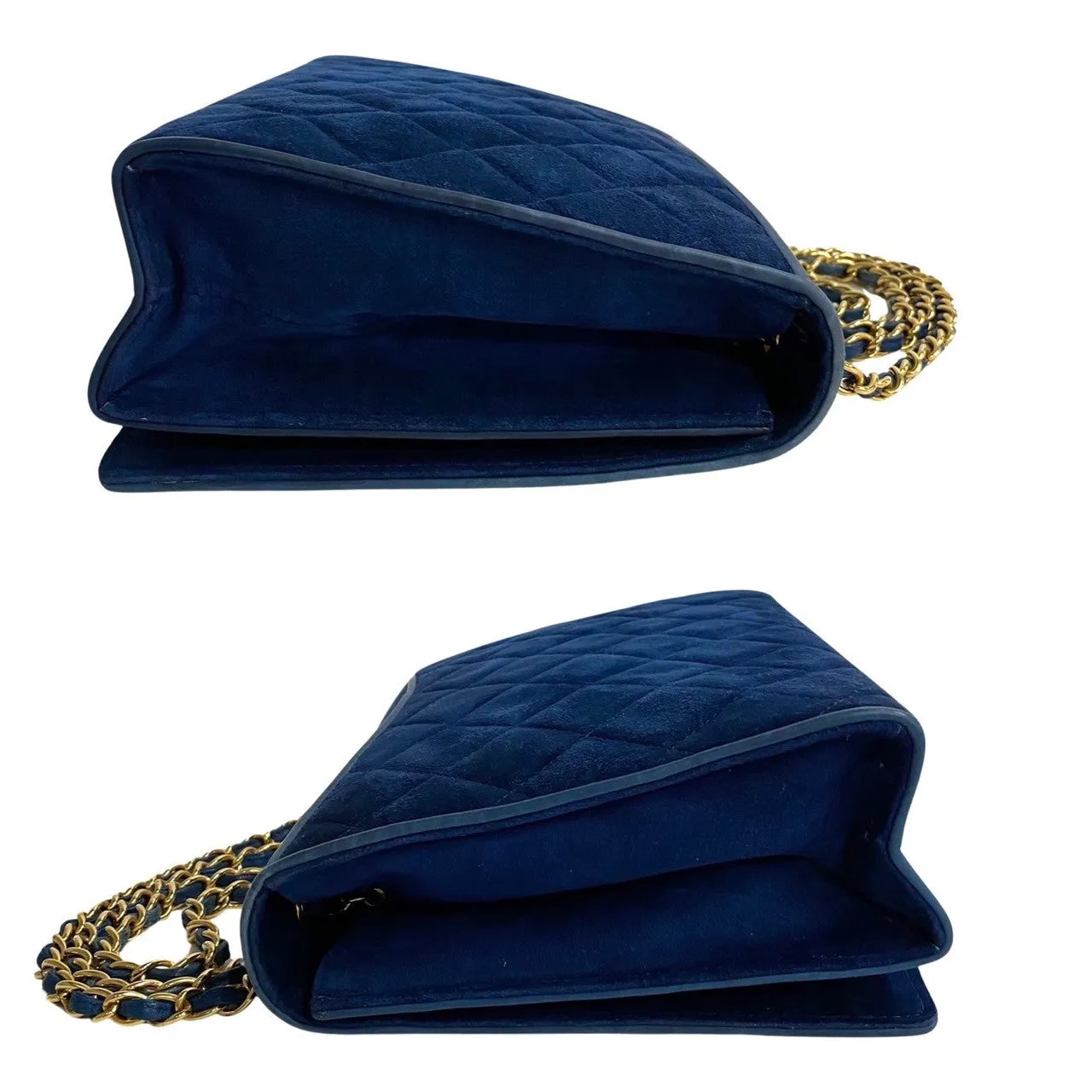 Chanel CC Suede Chain Shoulder Bag Suede Shoulder Bag 02493 in Good condition