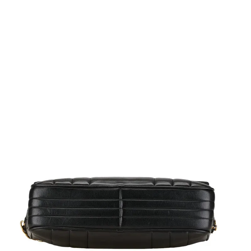 Chanel Coco Mark Tassel Chain Shoulder Bag Leather Shoulder Bag 1-0157111 in Good condition