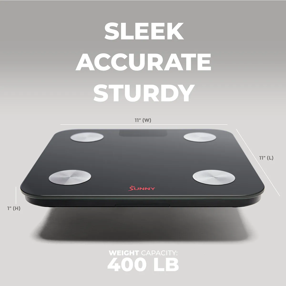 Composition BMI Smart Scale SunnyFit® App Compatible