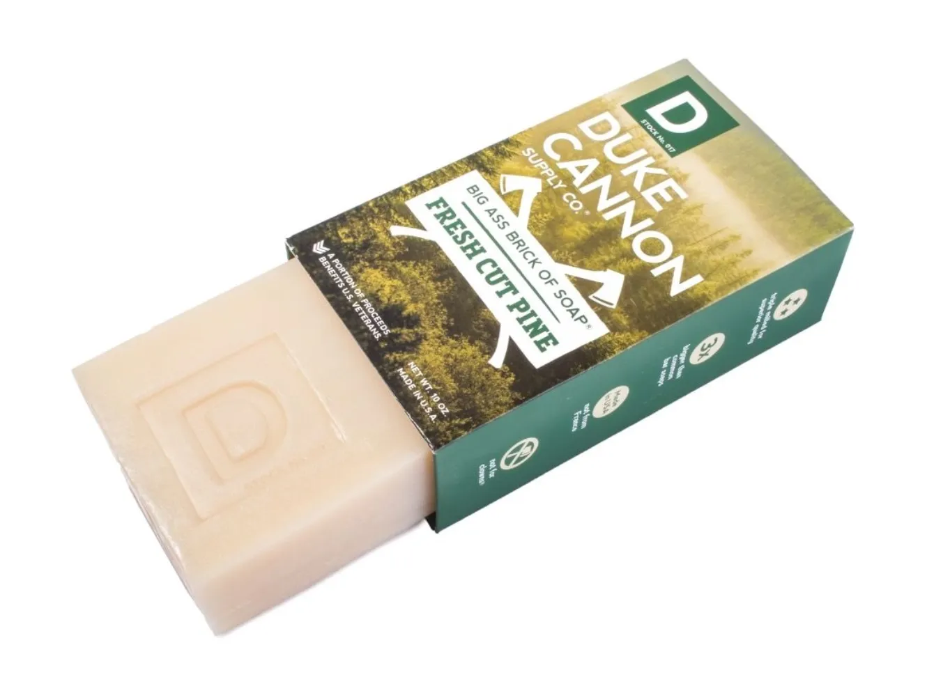 Duke Cannon Fresh Cut Pine Big Ass Brick of Soap