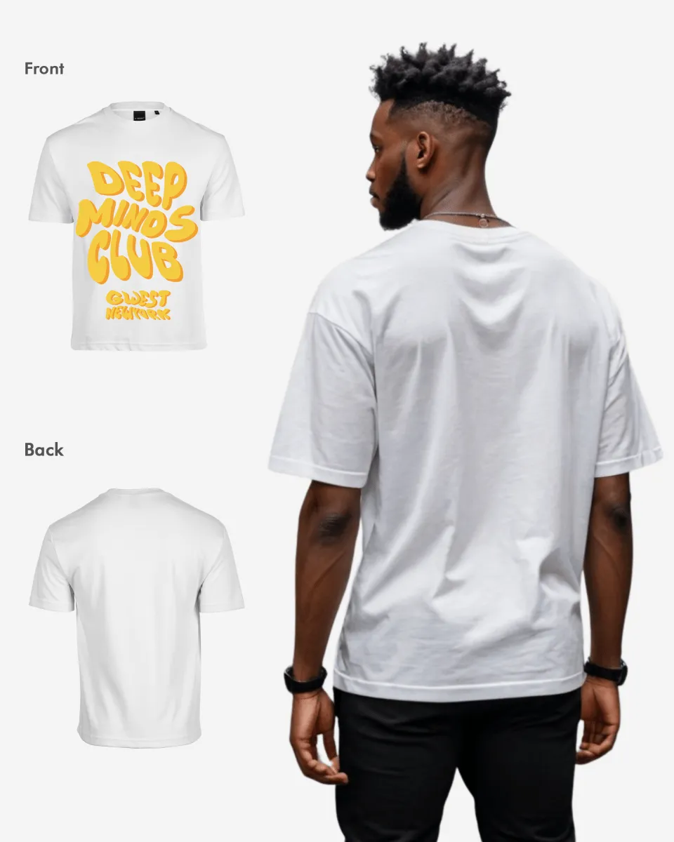 G West Deep Minds Club Oversized Tee
