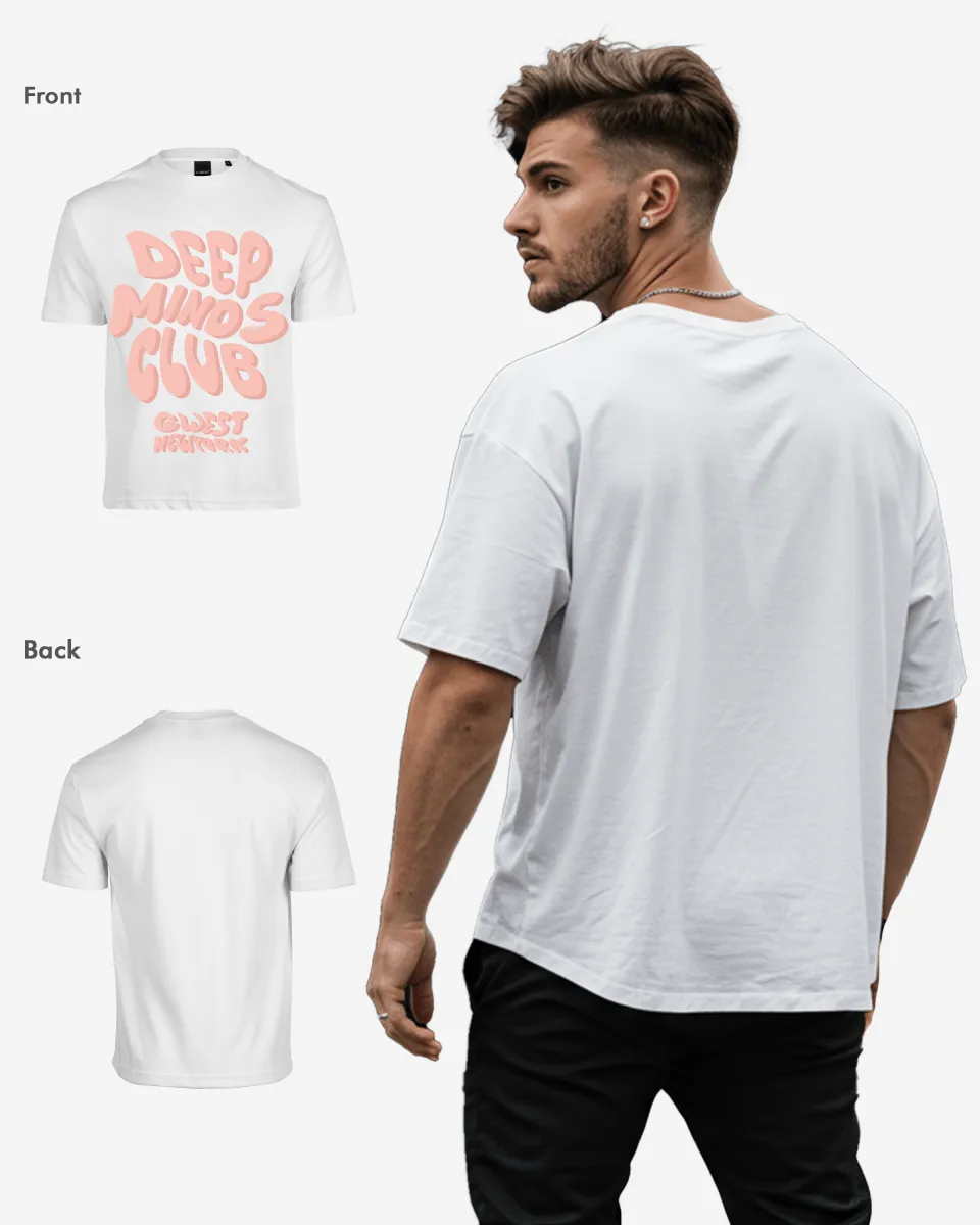 G West Deep Minds Club Oversized Tee