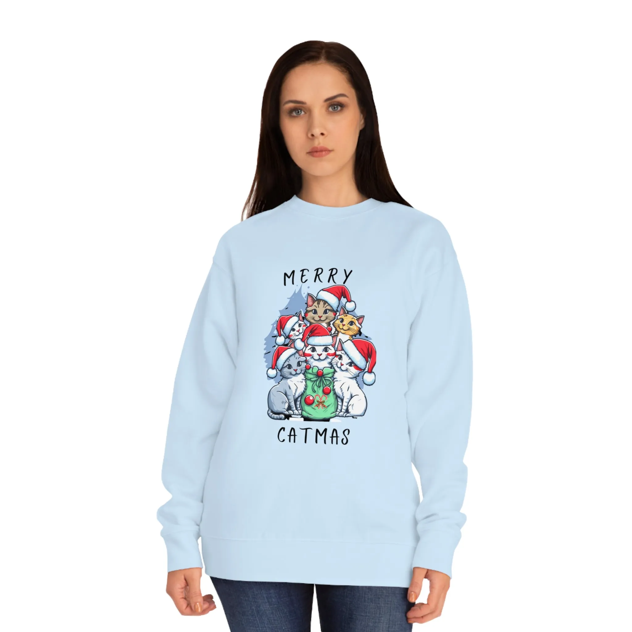 Merry Catmas Crew Sweatshirt