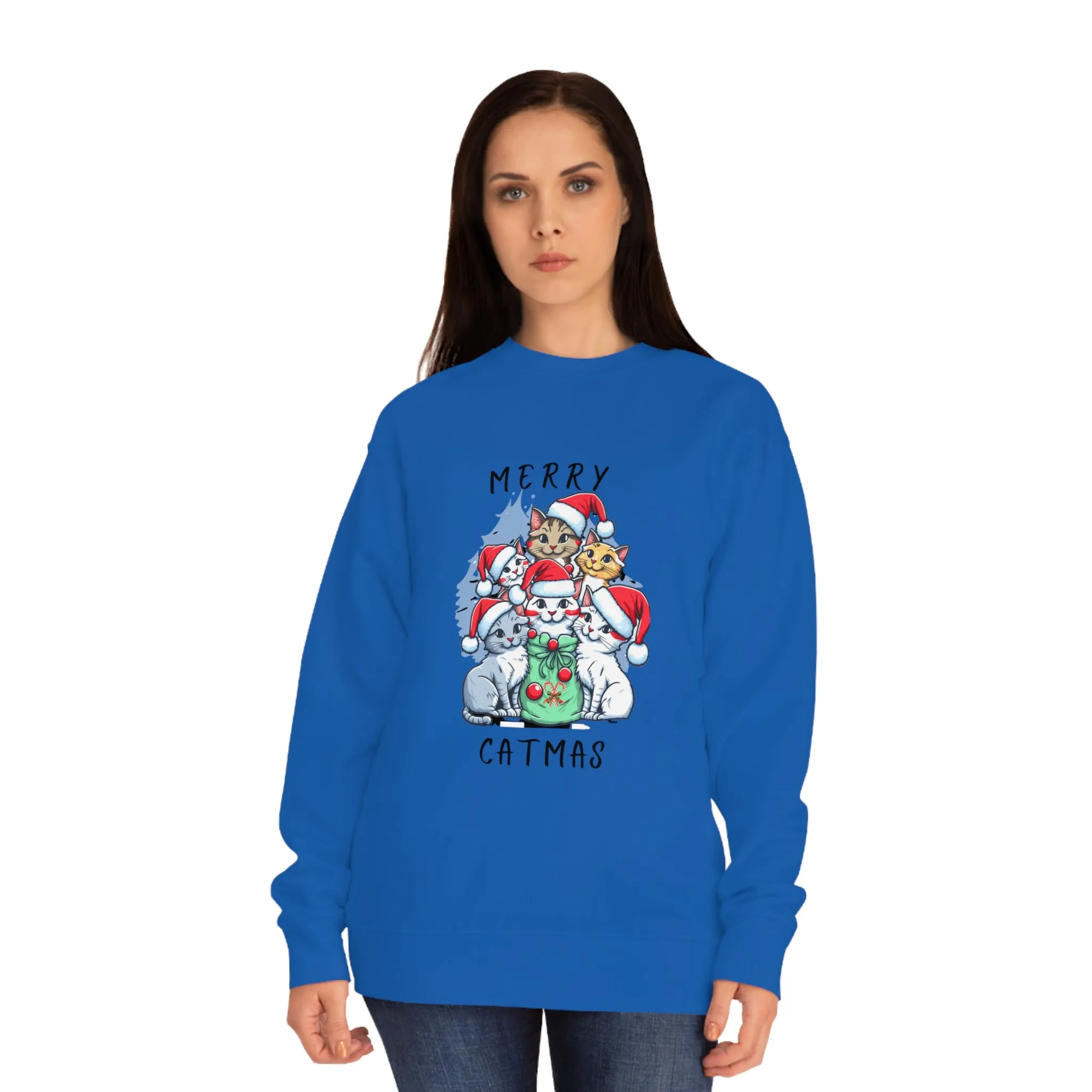 Merry Catmas Crew Sweatshirt