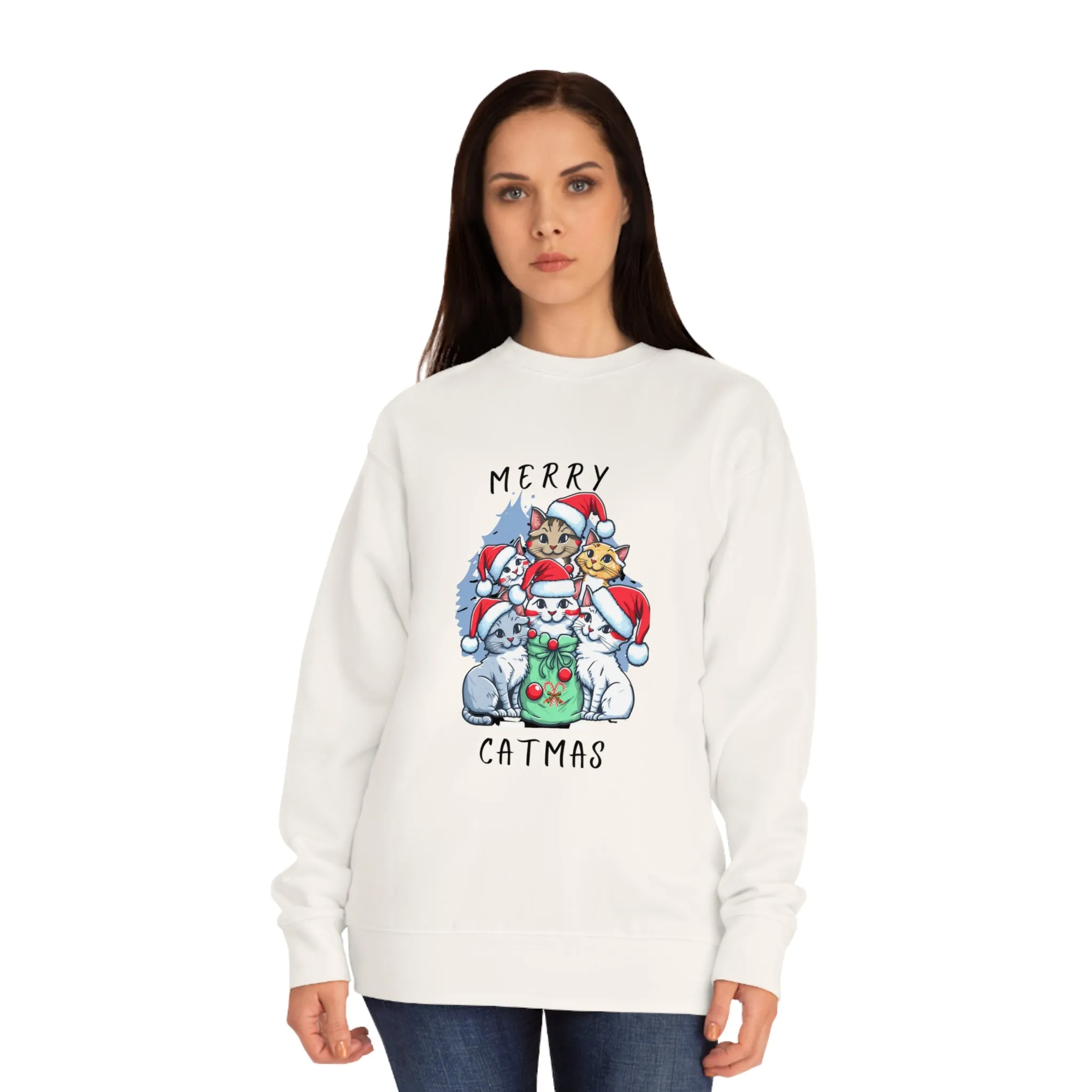 Merry Catmas Crew Sweatshirt