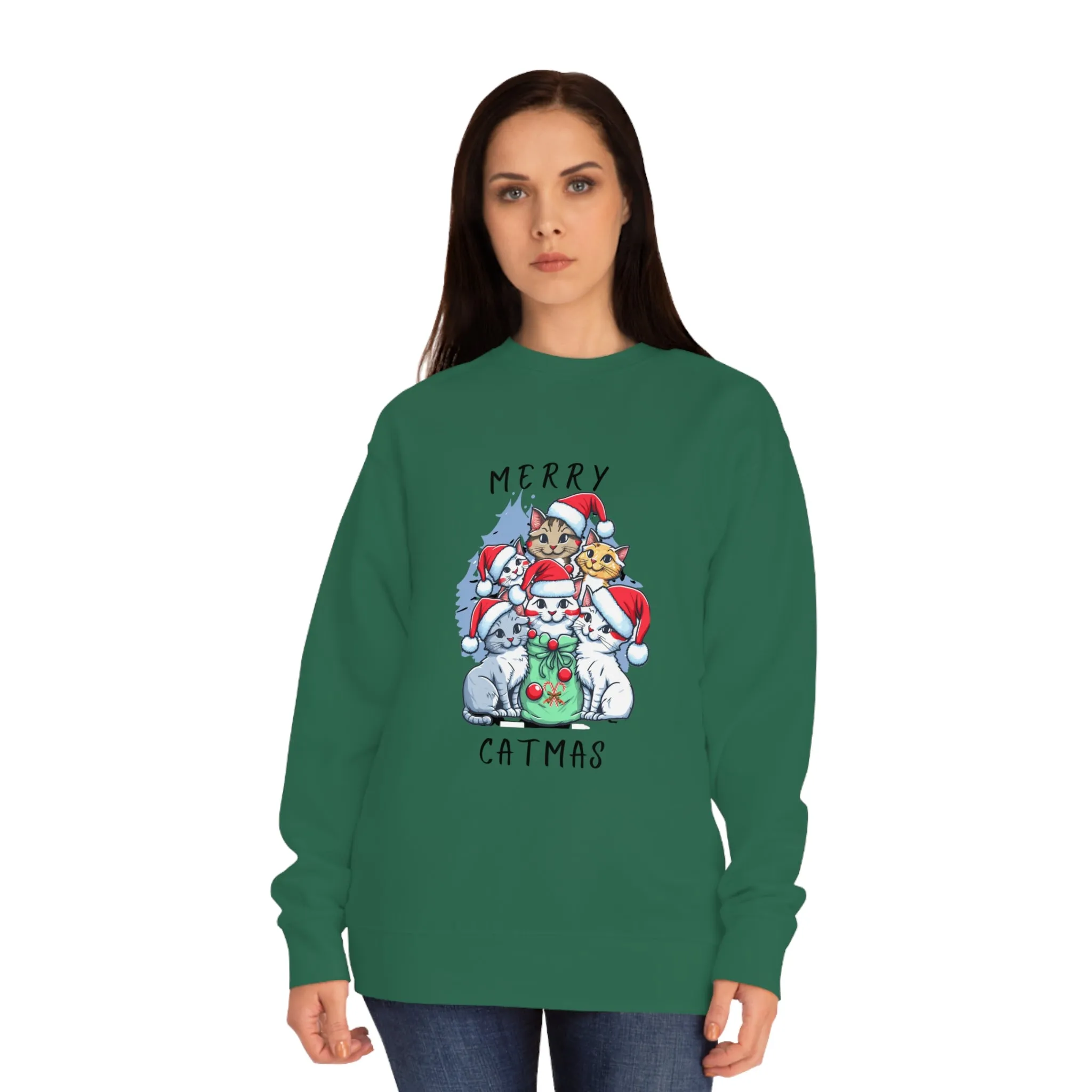 Merry Catmas Crew Sweatshirt