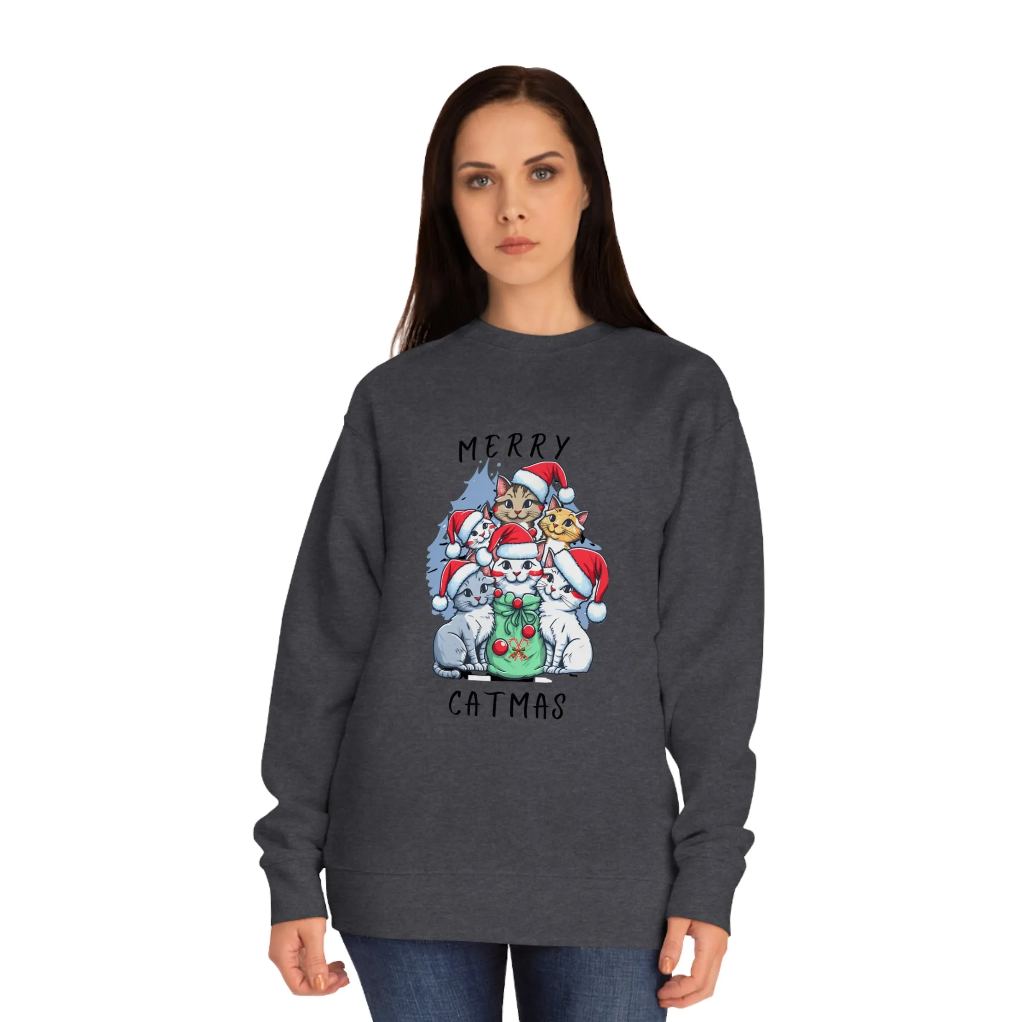 Merry Catmas Crew Sweatshirt