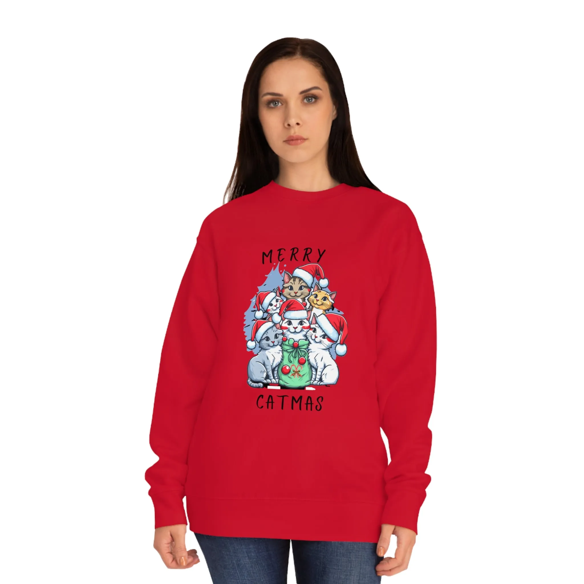 Merry Catmas Crew Sweatshirt