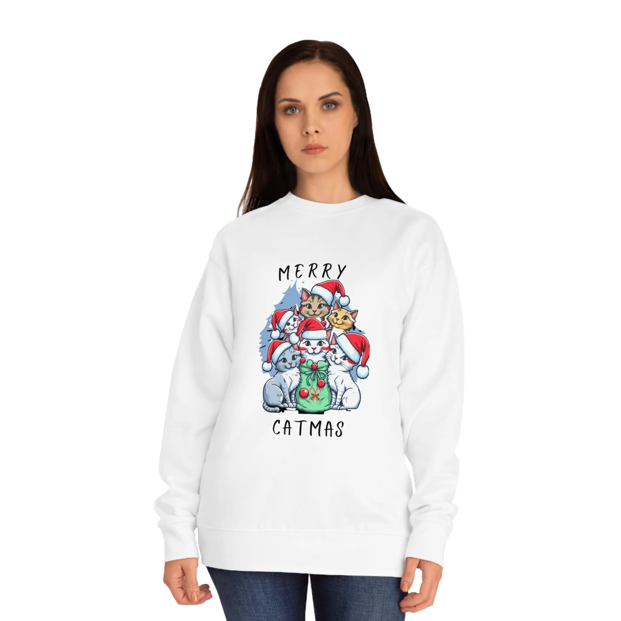 Merry Catmas Crew Sweatshirt