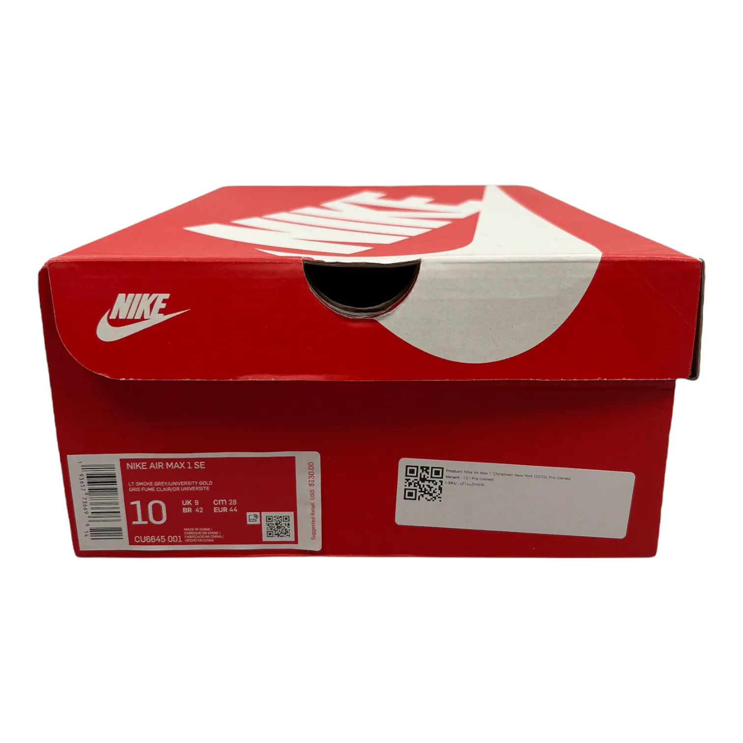 Nike Air Max 1 Chinatown New York (2020) Pre-Owned