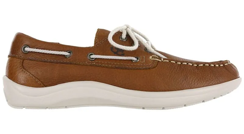 SAS Catalina Lace Up Boat Shoe - Sandstone