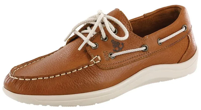 SAS Catalina Lace Up Boat Shoe - Sandstone
