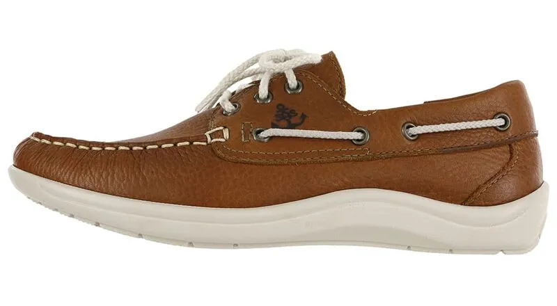 SAS Catalina Lace Up Boat Shoe - Sandstone