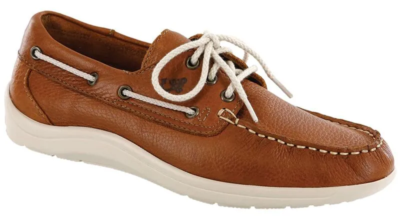 SAS Catalina Lace Up Boat Shoe - Sandstone