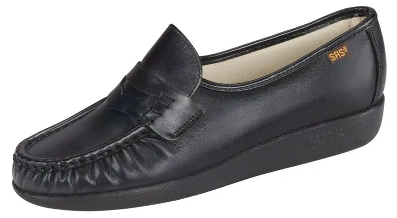 SAS Classic Slip On Loafer - Black
